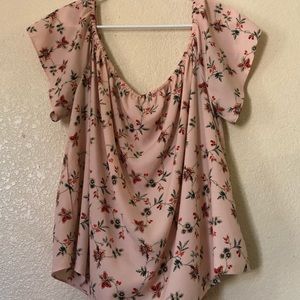 Forever21 2X Short Sleeve, Off The Shoulder Top